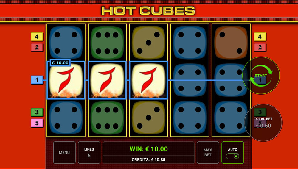 Hot Cubes Slot Game