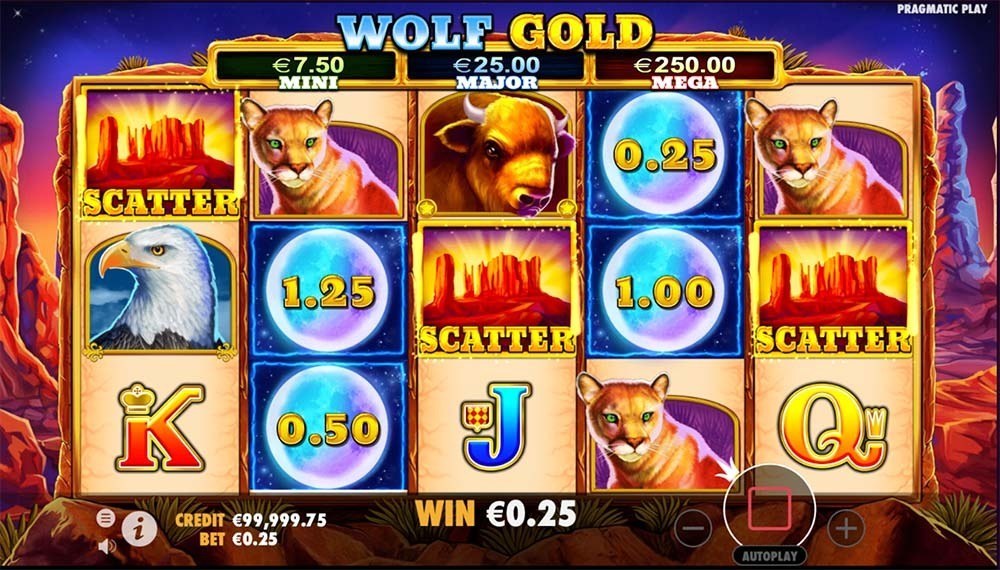 Wolf Gold Scatter